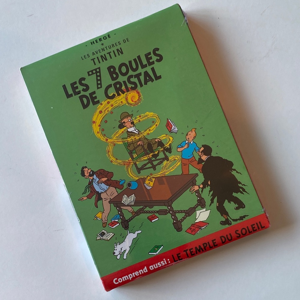 Tintin Les 7 Boules de Cristal Comic DVD Video